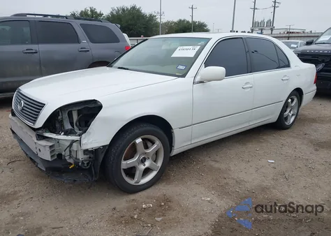 2002 Lexus Ls 430 из США, поврежденный, VIN JTHBN30F420079819